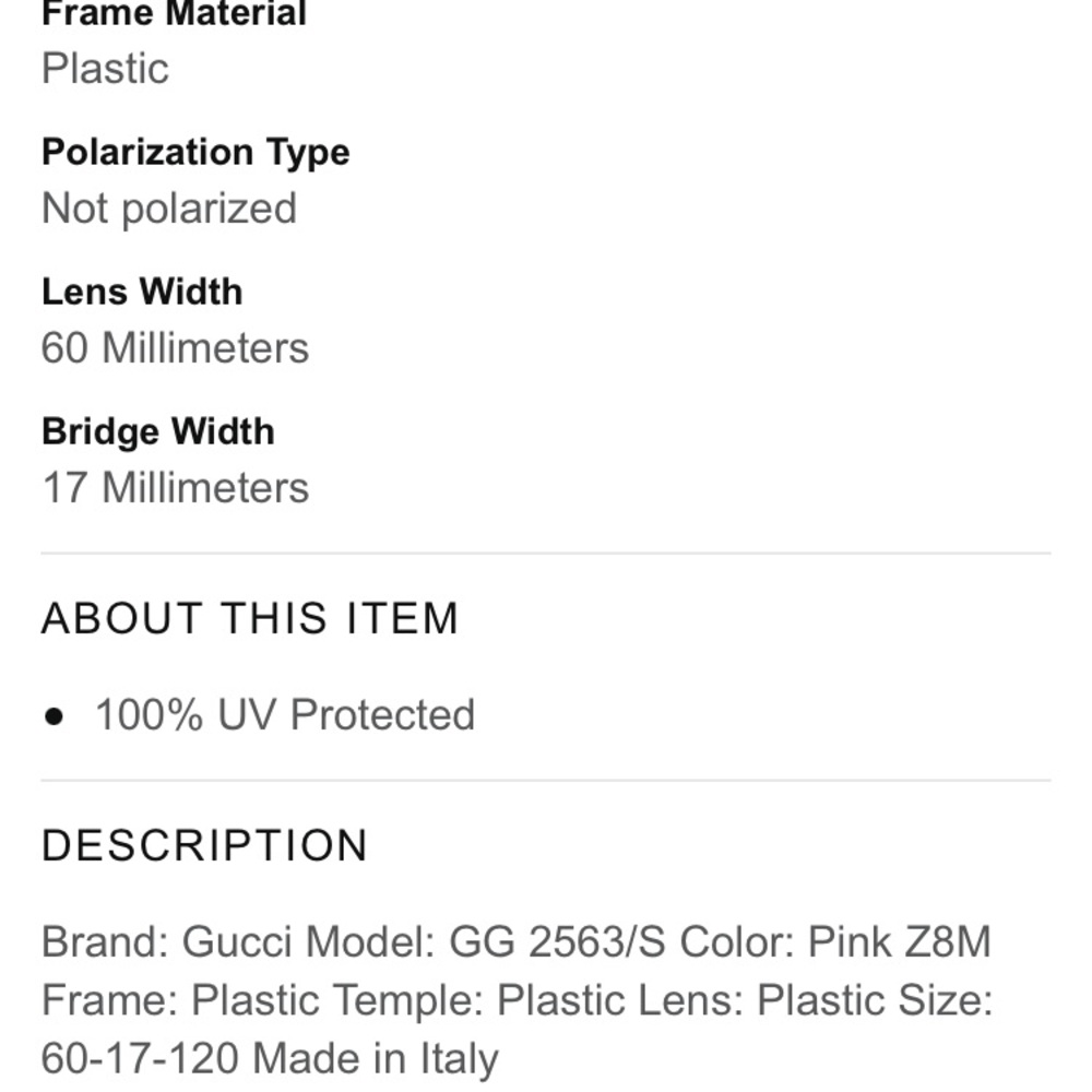 🙌SOLD🙌AUTH💕Gucci Sunglasses - Picture 10 of 10